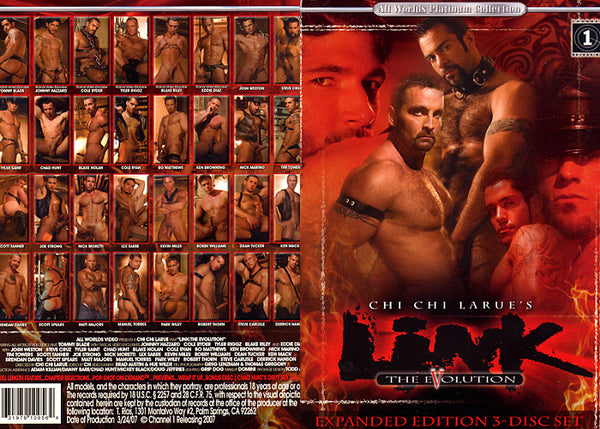 Link 5: The Evolution (3 Disc Set) All Worlds - Gay Factory Sealed DVD - September Special