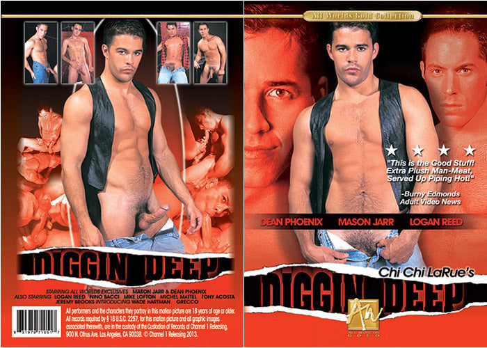 Diggin Deep All Worlds - Gay Sealed DVD - Active (Means Still in Stock from the Studio)