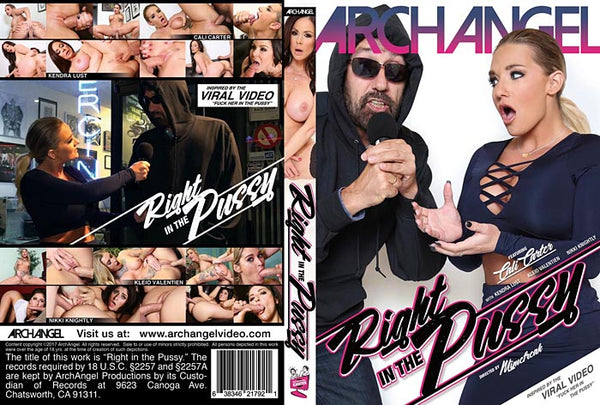 Right In The Pussy ArchAngel - Gonzo Factory Sealed DVD - August Special