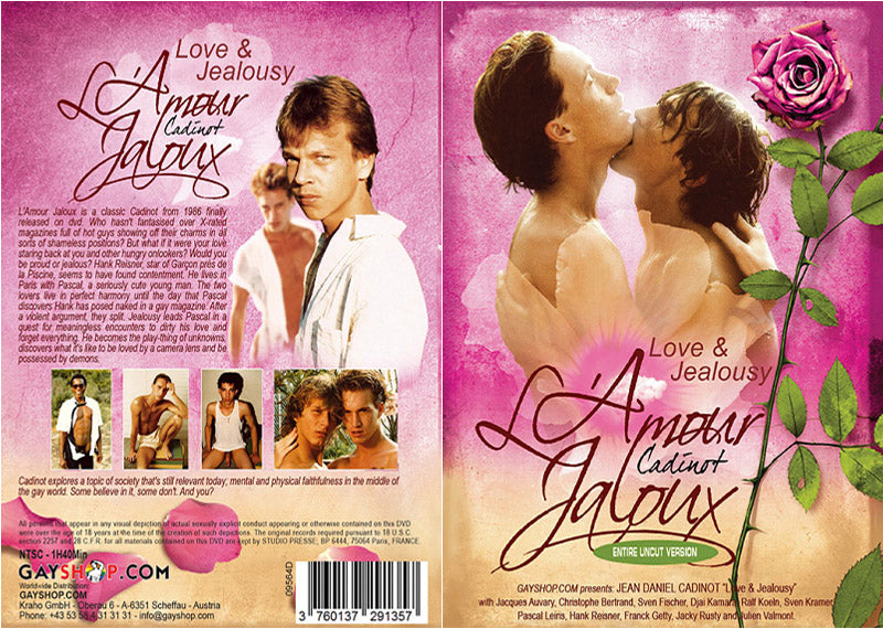 L'Amour Jaloux (Love & Jealousy) Cadinot - Classic Gay Sealed DVD - Active