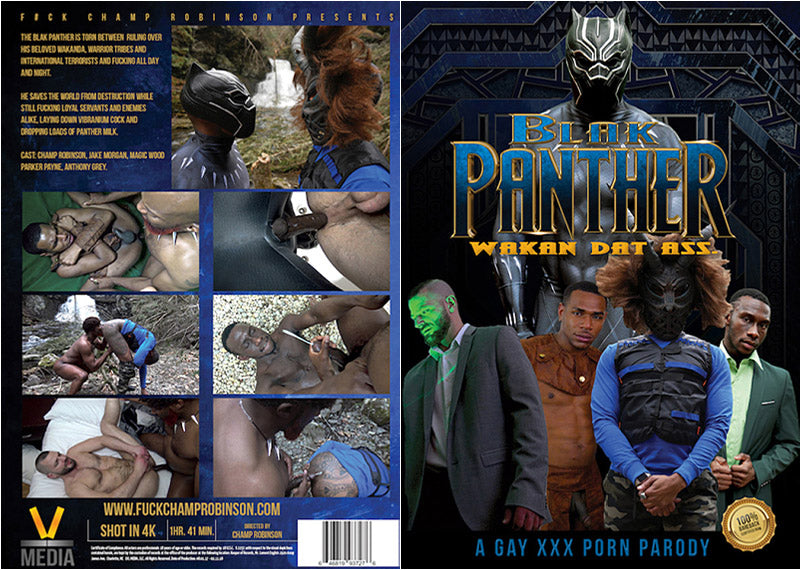 Blak Panther: Wakan Dat Ass Fuck Champ Robinson Sealed DVD - Active (Means still in stock from the Studio)  - October Special
