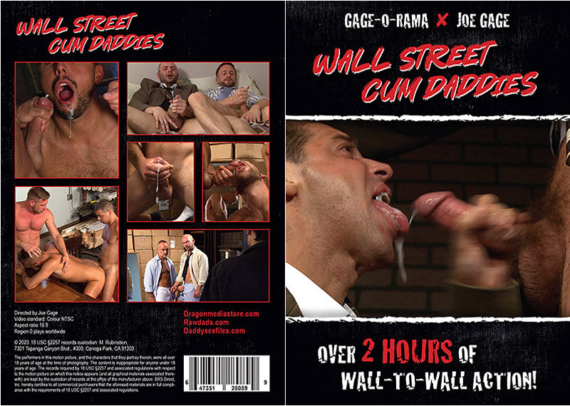 Wall Street Cum Daddies Gage O Rama - Sealed DVD Active