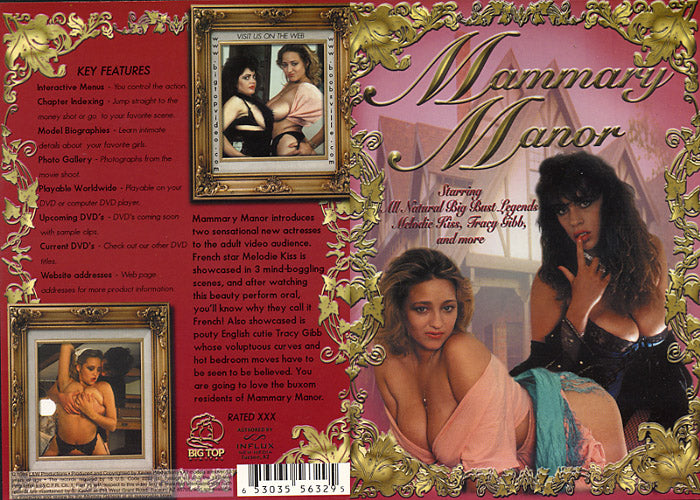 Mammary Manor Big Top - Big Boob Factory Sealed DVD from our Original Inventory, Discontinued.