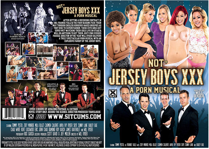 Not Jersey Boys XXX A Porn Musical X Play - Parody Sealed DVD Direct from the Manufacturer
