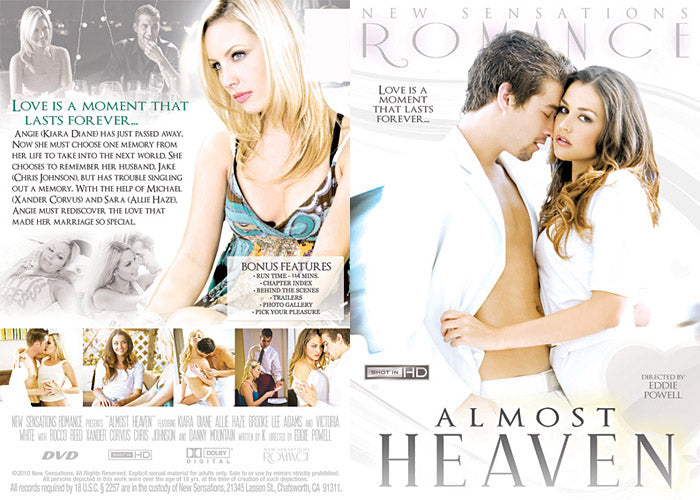 Almost Heaven New Sensations - Romance Factory Sealed DVD - Active