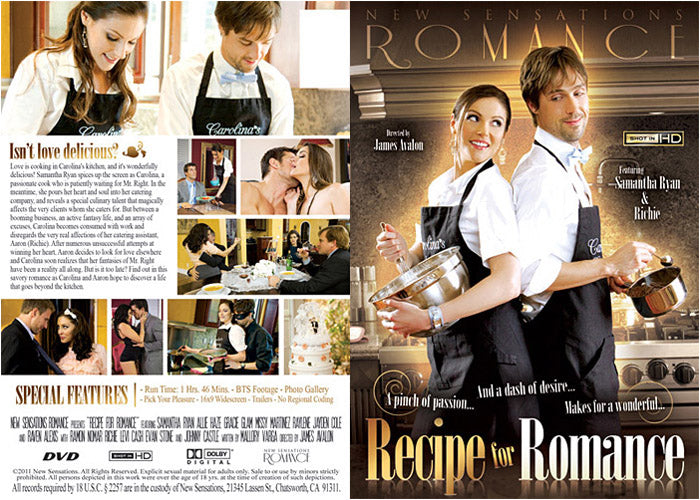 Recipe For Romance New Sensations - Romance Sealed DVD - Active