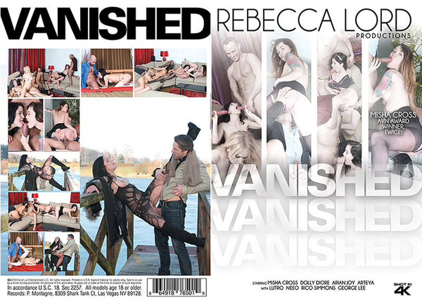 Vanished Rebecca Lord Factory Sealed DVD - If You Order This DVD Your Order Won't Ship Until 8/25