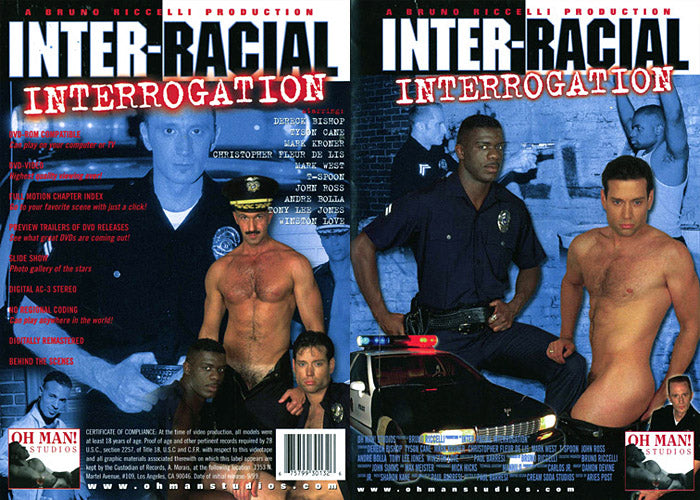 Inter-Racial Interrogation Oh Man Studio - Gay Factory Sealed DVD - Active