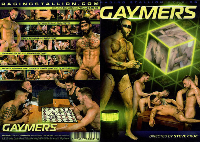 Gaymers Raging Stallion - Gay Sealed DVD - Active (Means Still in Stock from the Studio)