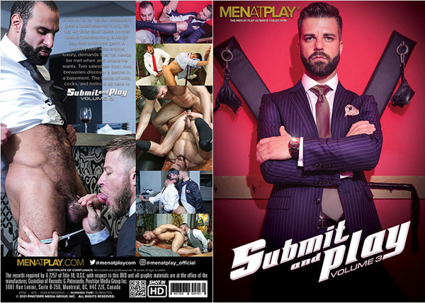 Submit And Play 3 MenAtPlay - Gay Factory Sealed DVD - September Special