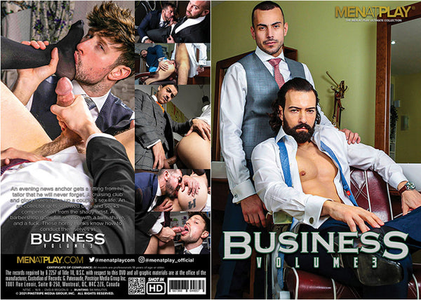 Business 3 MenAtPlay - Gay Factory Sealed DVD - September Special