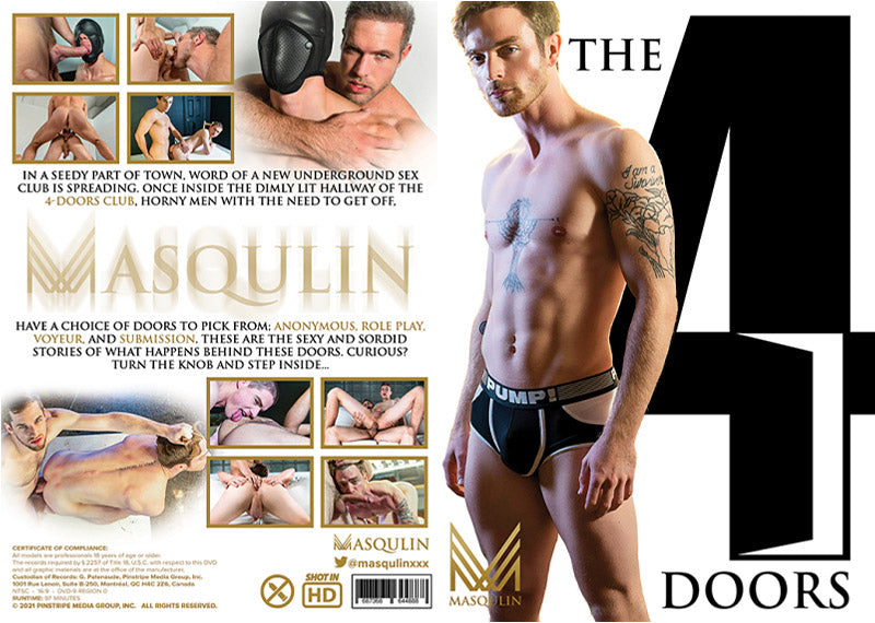 The 4 Doors Masqulin - Gay Factory Sealed DVD - Active