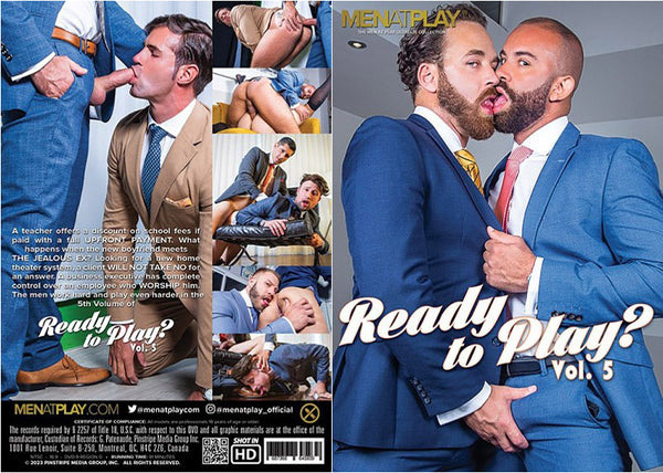 Ready To Play 5 MenAtPlay - Gay Factory Sealed DVD - September Special