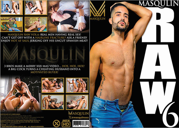 Masqulin Raw 6 Masqulin - Gay Factory Sealed DVD