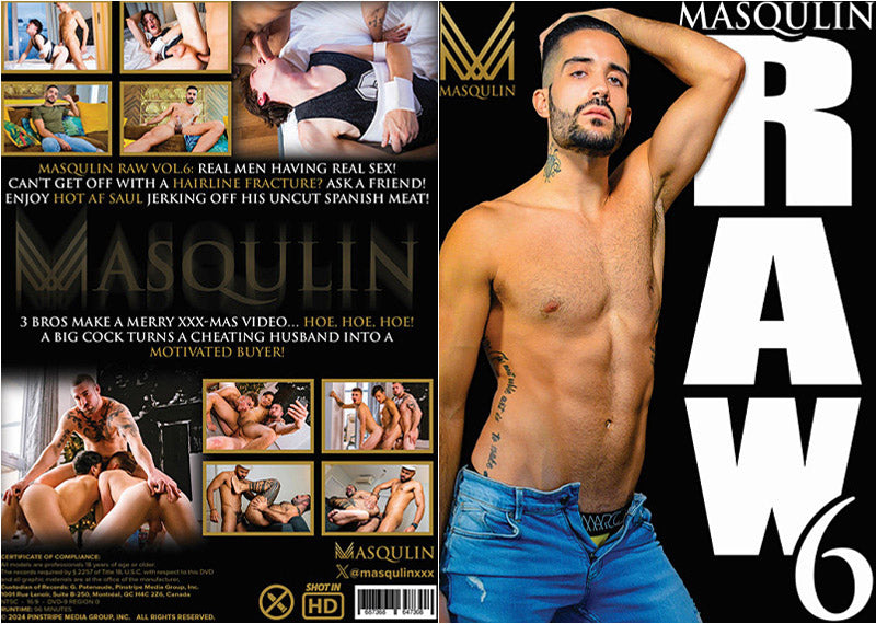 Masqulin Raw 6 Masqulin - Gay Factory Sealed DVD - Active