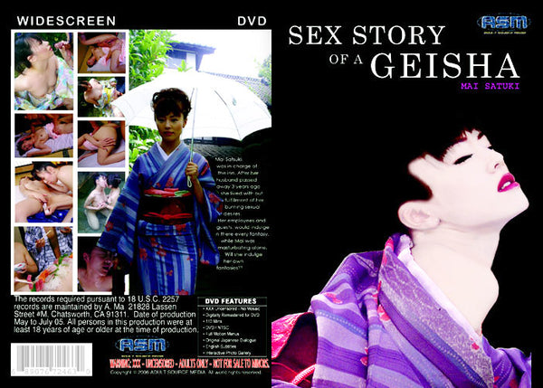 Sex Story Of A Geisha GNM & Rockstar Factory Sealed DVD