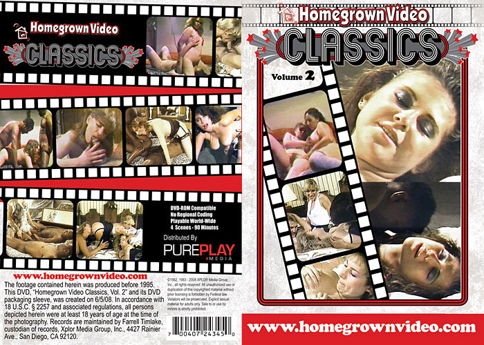 Homegrown Video Classics 2 Homegrown - Amateur Sealed DVD - Discontinued
