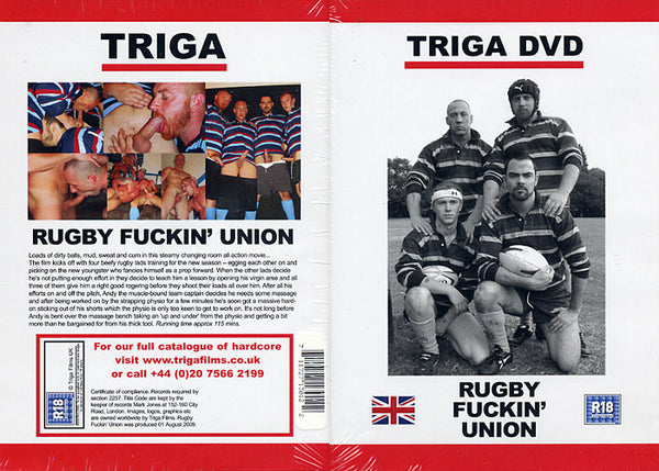 Rugby Fuckin' Union Triga Films - Gay Factory Sealed DVD