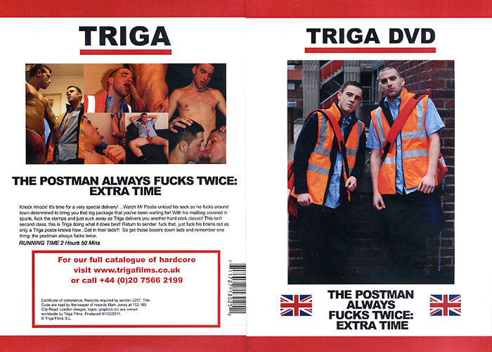 The Postman Always Fucks Twice: Extra Time Triga Films - Gay Sealed DVD - Active (Means Still in Stock from the Studio)