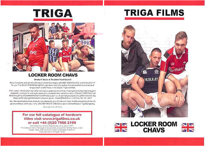 Locker Room Chavs Triga Films - Gay Factory Sealed DVD - Active