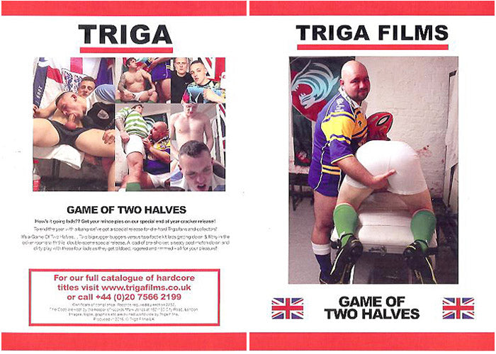 Game Of Two Halves Triga Films - Gay Factory Sealed DVD - Active