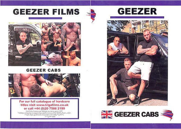 Geezer Cabs Triga Films - Gay Factory Sealed DVD - September Special