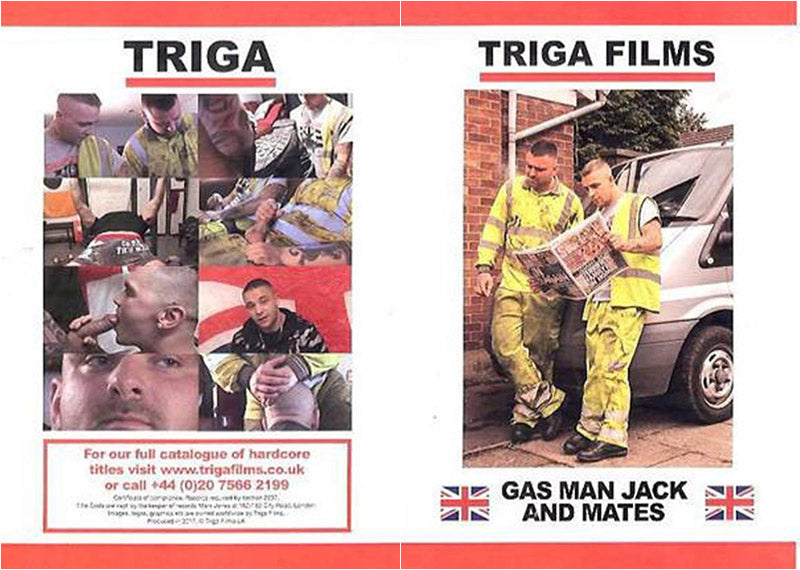 Gas Man Jack And Mates Triga Films - Gay Factory Sealed DVD - Active