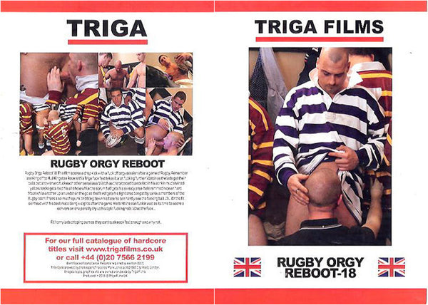 Rugby Orgy Reboot Triga Films - Gay Factory Sealed DVD - September Special
