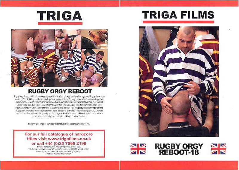 Rugby Orgy Reboot Triga Films - Gay Factory Sealed DVD - Active