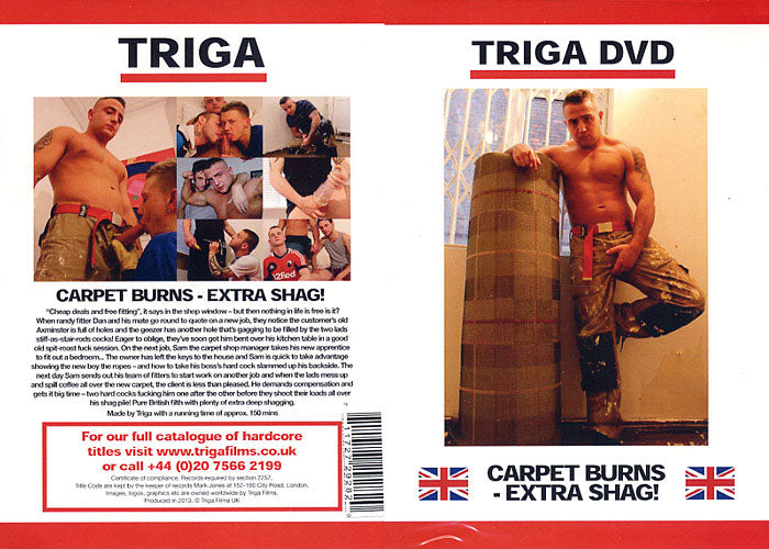Carpet Burns-Extra Shag Triga Films - Gay Factory Sealed DVD - Active