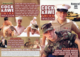 Cock & Awe Twink Invasion Barrack X 69 - Gay Sealed DVD - Active