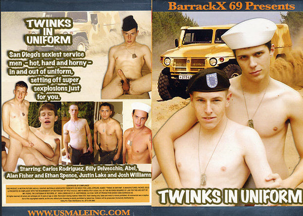 Twinks In Uniform Barrack X 69 - Gay Factory Sealed DVD
