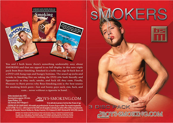 Smokers (3 Disc Set) Gay Multi Pack Factory Sealed DVD