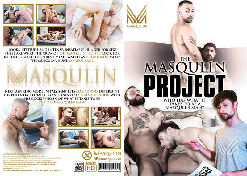 The Masqulin Project 1 Masqulin - Gay Sealed DVD - Active (Means Still in Stock from the Studio)