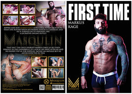 First Time Markus Kage Masqulin - Gay Factory Sealed DVD - Active