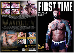 First Time Markus Kage Masqulin - Gay Factory Sealed DVD - Active
