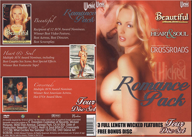 Romance Pack (4 Disc Set) Wicked - Blockbuster Sealed DVD - Active