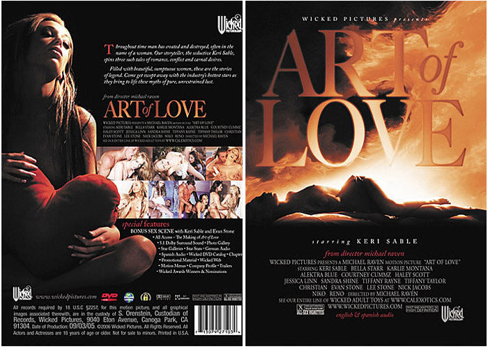 Art Of Love Wicked - Feature Factory Sealed DVD - Active