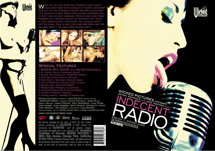 Indecent Radio Wicked - Feature Sealed DVD - Discontinued