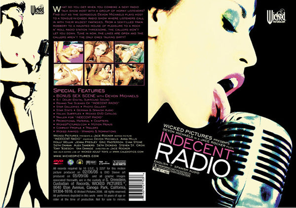 Indecent Radio Wicked - Feature Factory Sealed Collectible DVD