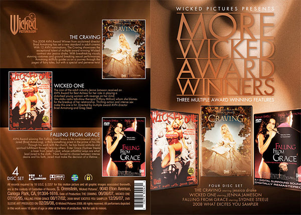 More Wicked Award Winners (4 Disc Set) Wicked - Blockbuster Factory Sealed DVD