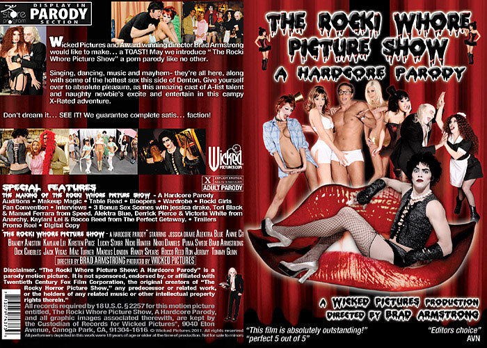 The Rocki Whore Picture Show XXX (2 Disc Set) Wicked - Blockbuster Sealed DVD - Active