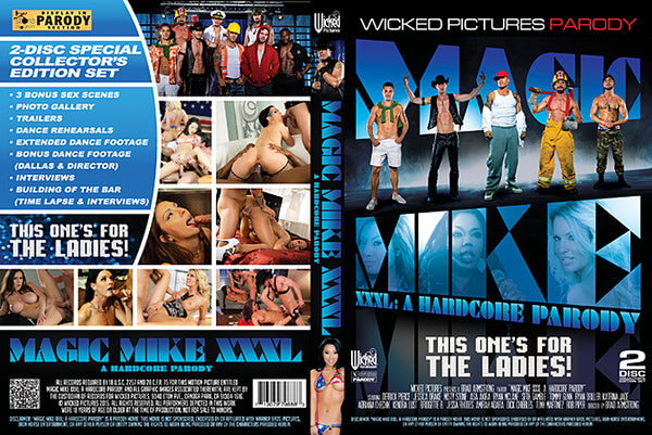 Magic Mike XXXL: A Hardcore Parody (2 Disc Set) Wicked - Blockbuster Factory Sealed DVD