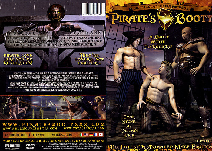 Pirate's Booty ASM - High End Animation Sealed DVD - Active