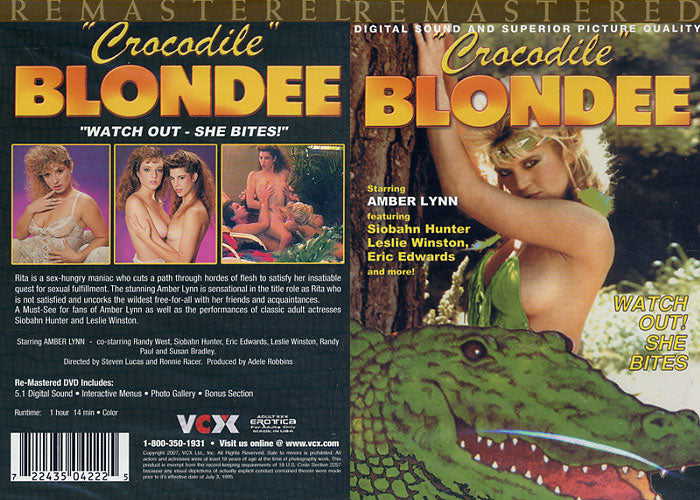 Crocodile Blondee 1 VCX - Classic Sealed DVD - Active