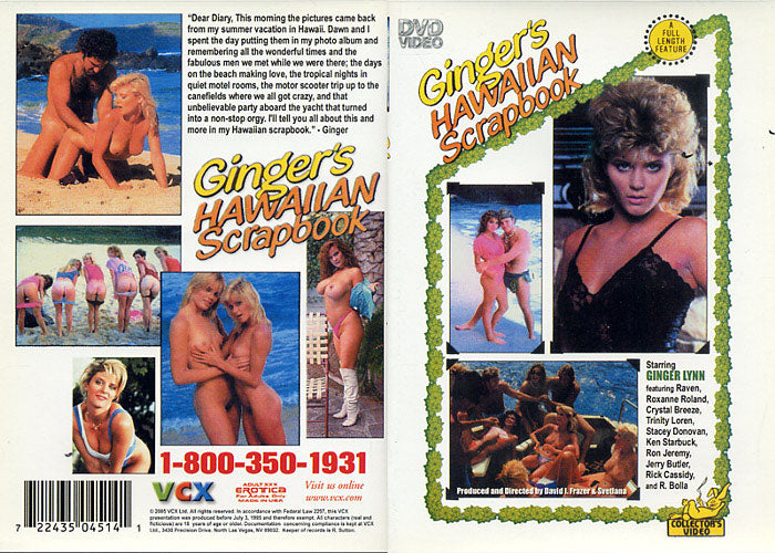 Ginger's Hawaiian Scrapbook VCX - Classic Factory Sealed DVD - Active