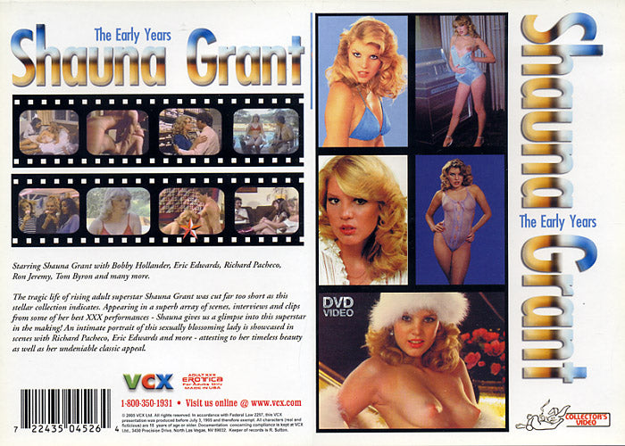 Shauna Grant: The Early Years VCX - Classic Factory Sealed DVD - Active