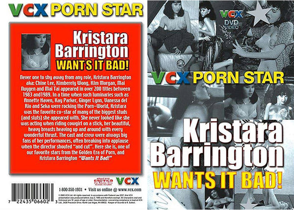 Kristara Barrington: Wants It Bad VCX - Classic Factory Sealed DVD