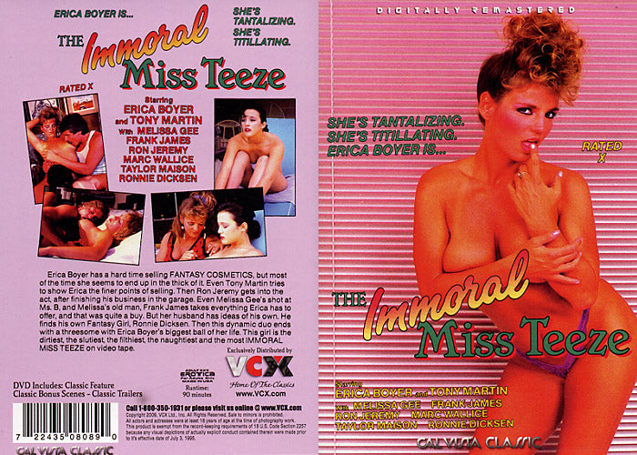 Immoral Miss Teeze VCX - Classic Sealed DVD - Active