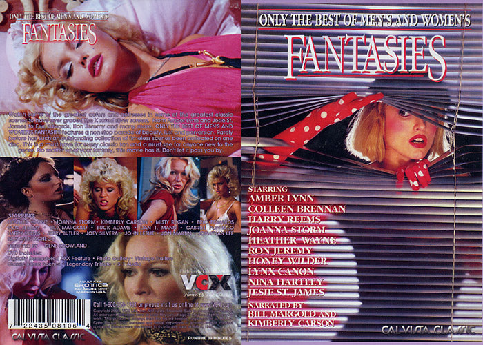 Only The Best Of Men's And Women's Fantasies VCX - Classic Sealed DVD - Active